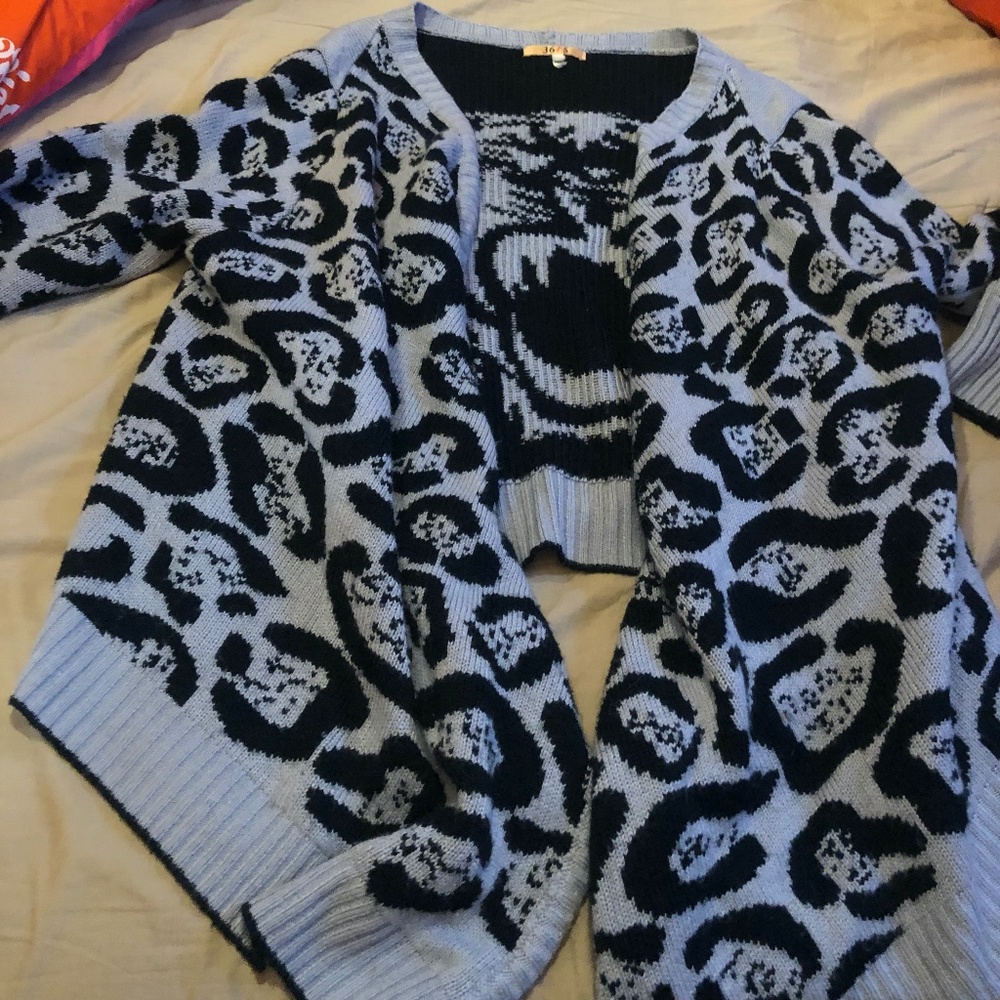 Animal Print Cardigan